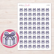 I-12158 planner sticker sheet with enlarged sticker detail