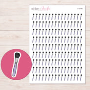 I-12168 planner sticker sheet with enlarged sticker detail