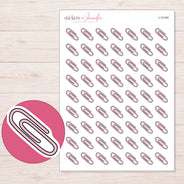 I-12184 planner sticker sheet with enlarged sticker detail