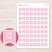 I-12201 planner sticker sheet with enlarged sticker detail