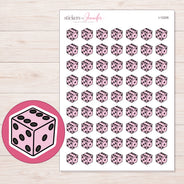 I-12205 planner sticker sheet with enlarged sticker detail