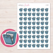 I-12207 planner sticker sheet with enlarged sticker detail