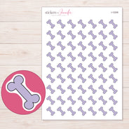I-12208 planner sticker sheet with enlarged sticker detail