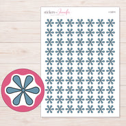 I-12211 planner sticker sheet with enlarged sticker detail
