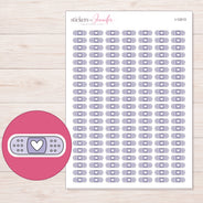 I-12213 planner sticker sheet with enlarged sticker detail