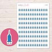 I-12224 planner sticker sheet with enlarged sticker detail