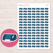 I-12227 planner sticker sheet with enlarged sticker detail