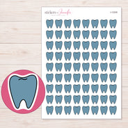 I-12228 planner sticker sheet with enlarged sticker detail