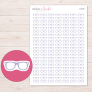 I-12233 planner sticker sheet with enlarged sticker detail