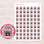 I-12238 planner sticker sheet with enlarged sticker detail