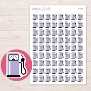 I-12247 planner sticker sheet with enlarged sticker detail