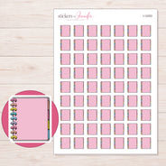 I-12253 planner sticker sheet with enlarged sticker detail