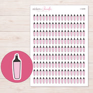 I-12259 planner sticker sheet with enlarged sticker detail