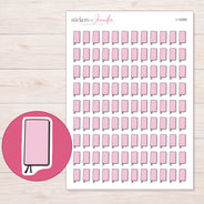 I-12260 planner sticker sheet with enlarged sticker detail