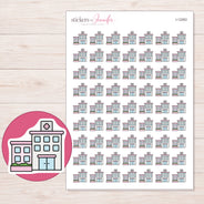 I-12263 planner sticker sheet with enlarged sticker detail