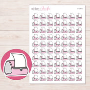 I-12272 planner sticker sheet with enlarged sticker detail