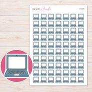 I-12275 planner sticker sheet with enlarged sticker detail