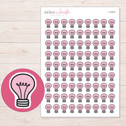 I-12277 planner sticker sheet with enlarged sticker detail