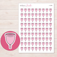 I-12286 planner sticker sheet with enlarged sticker detail