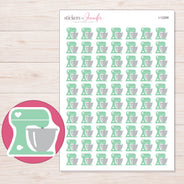 I-12288 planner sticker sheet with enlarged sticker detail
