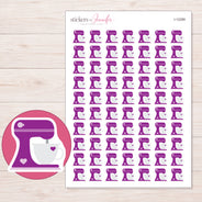 I-12289 planner sticker sheet with enlarged sticker detail