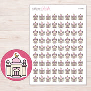I-12291 planner sticker sheet with enlarged sticker detail