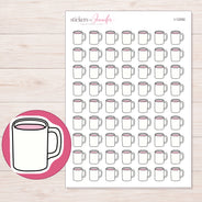 I-12292 planner sticker sheet with enlarged sticker detail