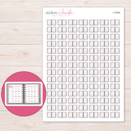 I-12294 planner sticker sheet with enlarged sticker detail