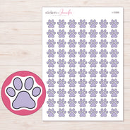 I-12300 planner sticker sheet with enlarged sticker detail