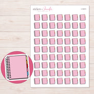 I-12311 planner sticker sheet with enlarged sticker detail