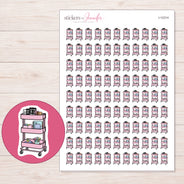 I-12314 planner sticker sheet with enlarged sticker detail