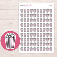I-12319 planner sticker sheet with enlarged sticker detail