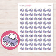 I-12322 planner sticker sheet with enlarged sticker detail
