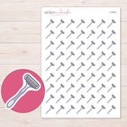 I-12327 planner sticker sheet with enlarged sticker detail