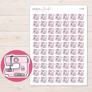 I-12337 planner sticker sheet with enlarged sticker detail
