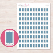 I-12343 planner sticker sheet with enlarged sticker detail