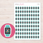 I-12344 planner sticker sheet with enlarged sticker detail