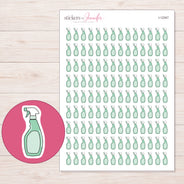 I-12347 planner sticker sheet with enlarged sticker detail
