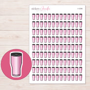 I-12356 planner sticker sheet with enlarged sticker detail