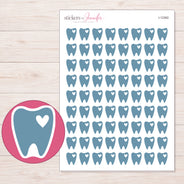 I-12362 planner sticker sheet with enlarged sticker detail