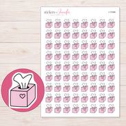 I-12366 planner sticker sheet with enlarged sticker detail