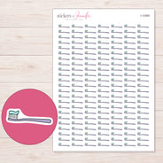 I-12369 planner sticker sheet with enlarged sticker detail