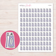 I-12370 planner sticker sheet with enlarged sticker detail