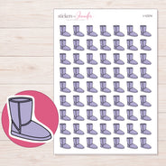 I-12374 planner sticker sheet with enlarged sticker detail