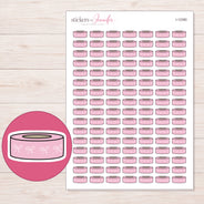 I-12380 planner sticker sheet with enlarged sticker detail