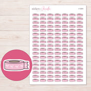 I-12381 planner sticker sheet with enlarged sticker detail
