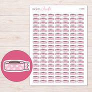 I-12383 planner sticker sheet with enlarged sticker detail