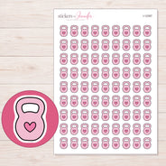 I-12387 planner sticker sheet with enlarged sticker detail