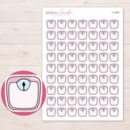 I-12388 planner sticker sheet with enlarged sticker detail
