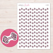 I-12389 planner sticker sheet with enlarged sticker detail